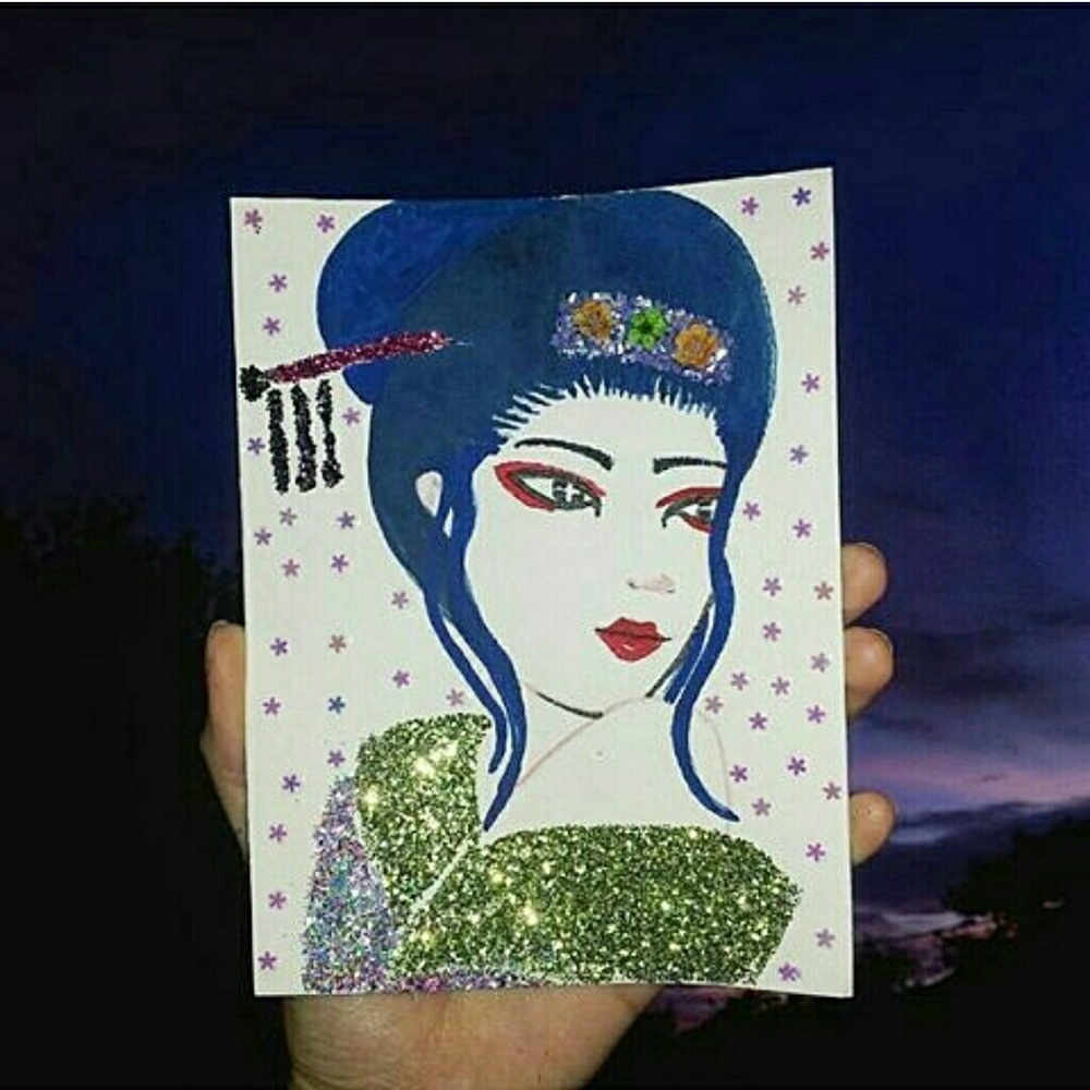 SOLD • Original Geisha painting